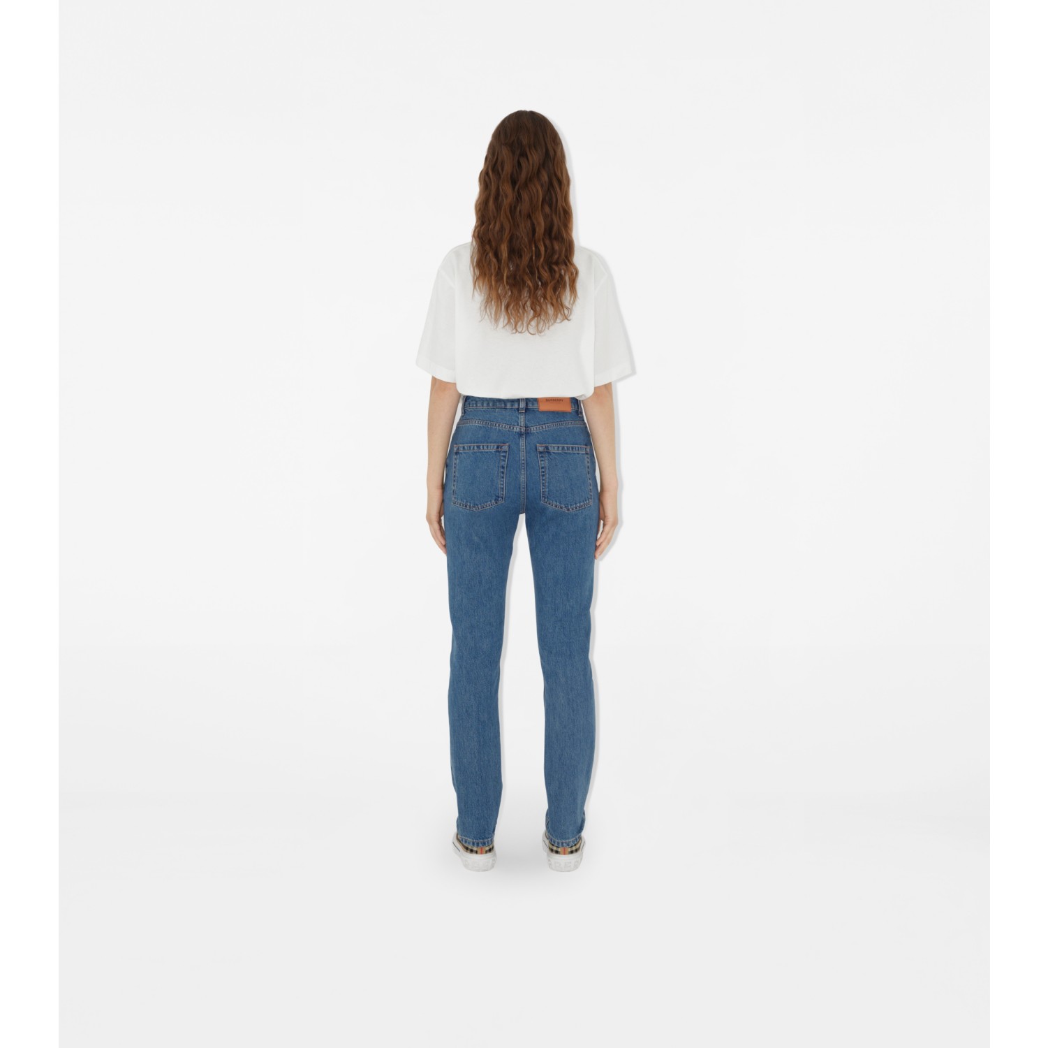 Burberry jeans womens white online