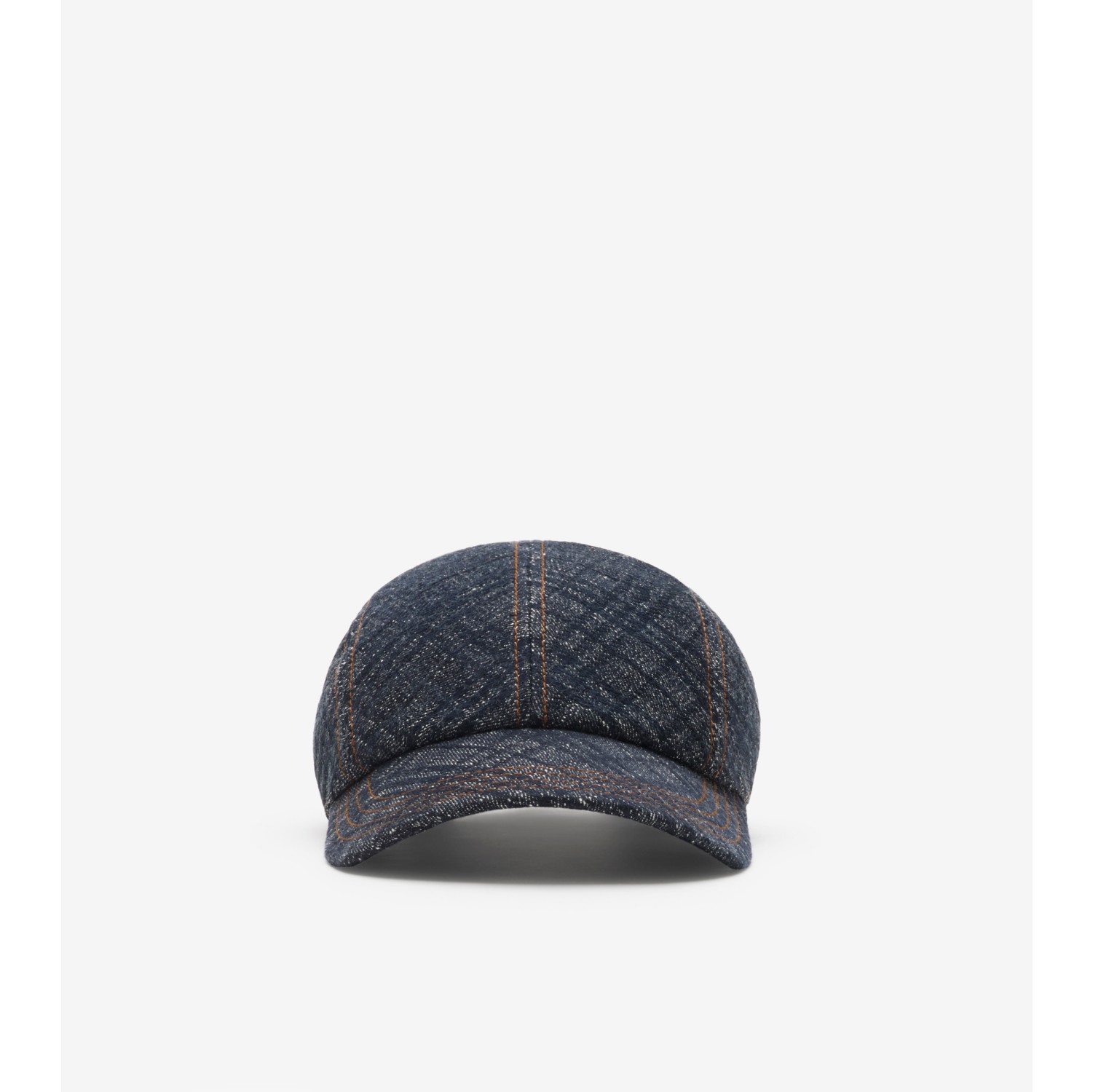 Check Denim Baseball Cap