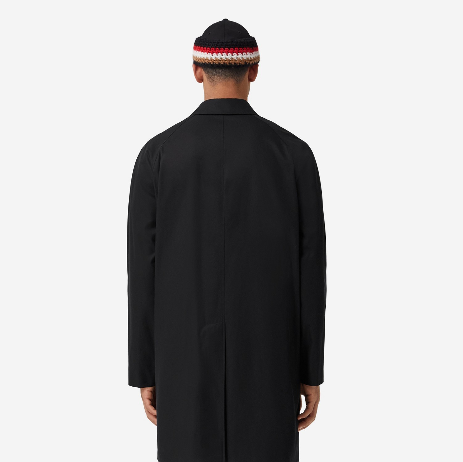 Cotton Gabardine Car Coat in Black - Men | Burberry® Official