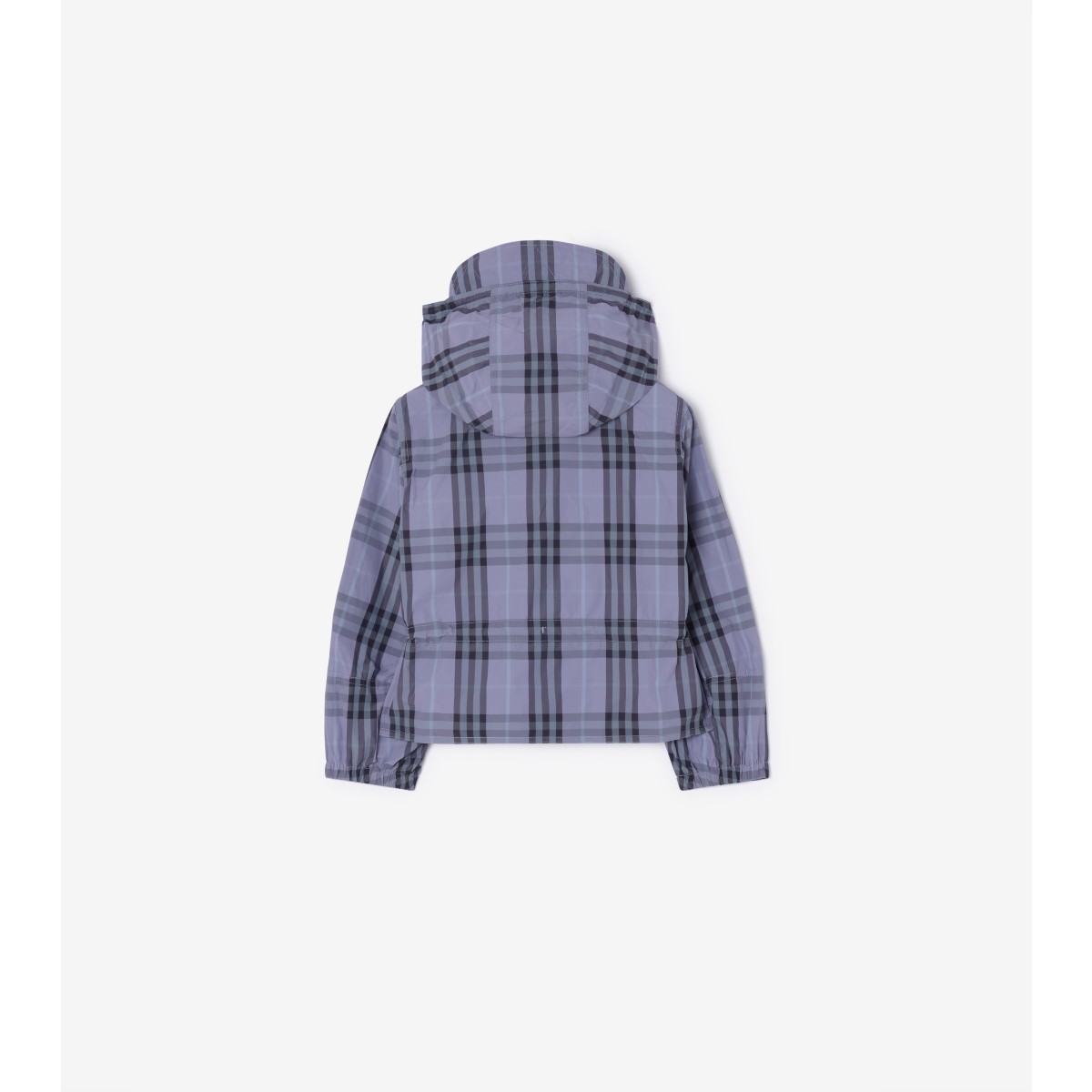  Check Nylon Hooded Jacket