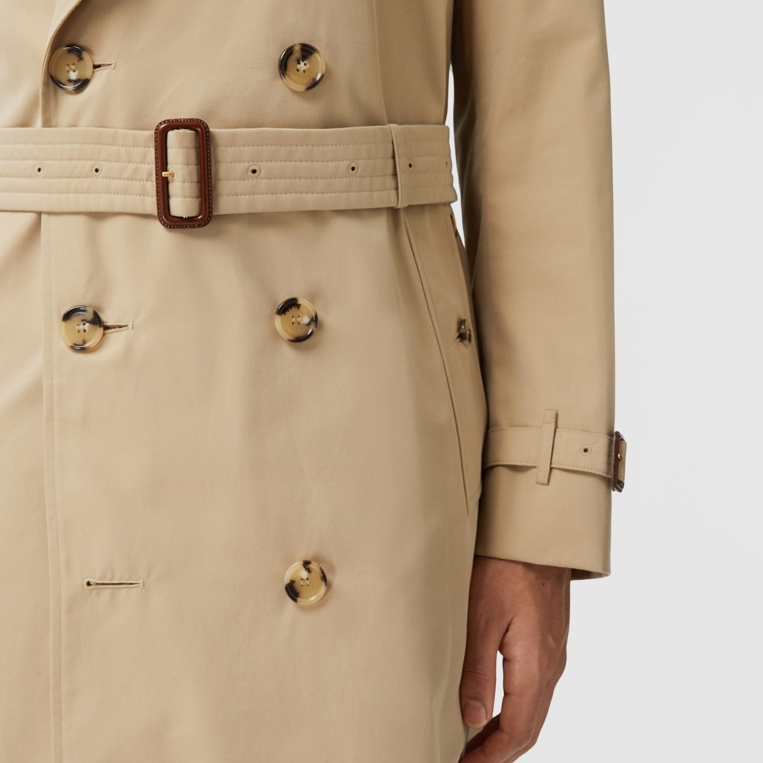 Trench coat Heritage Kensington largo (Miel) - Hombre | Burberry® oficial