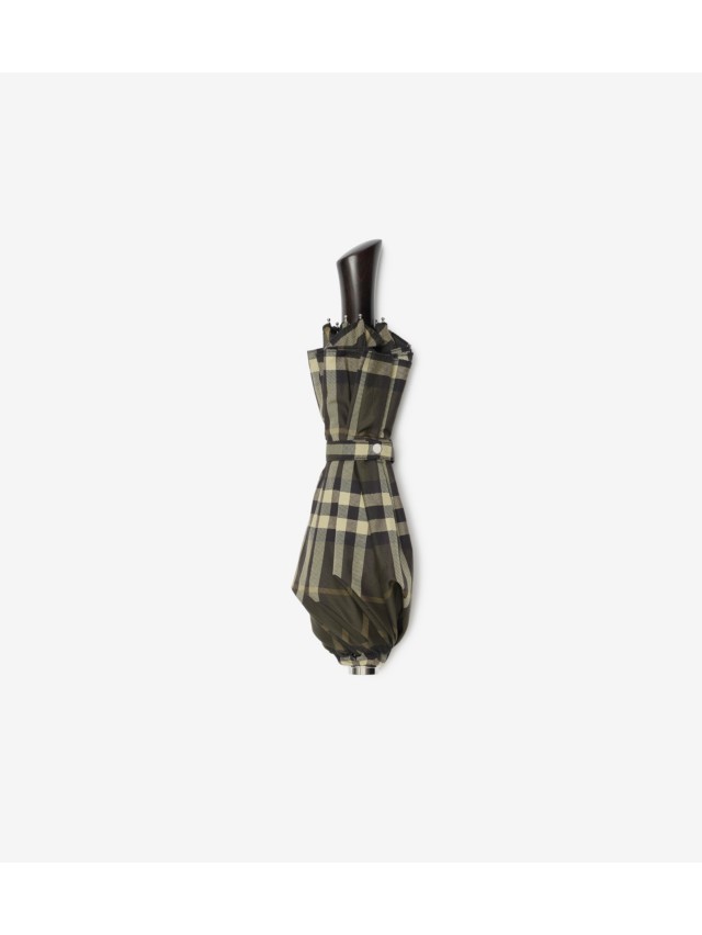 Burberry nubuck ostrich handle umbrella online