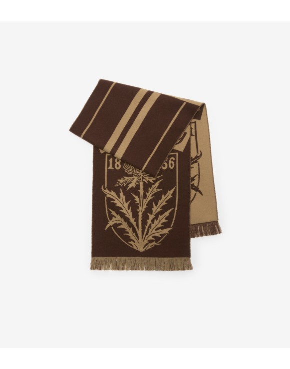 Thistle Shield Wool Scarf