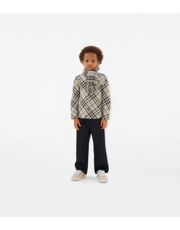 Camisa xadrez burberry infantil best sale