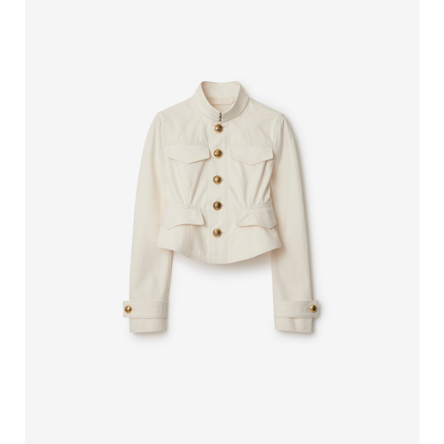 Cropped Cotton Jacket