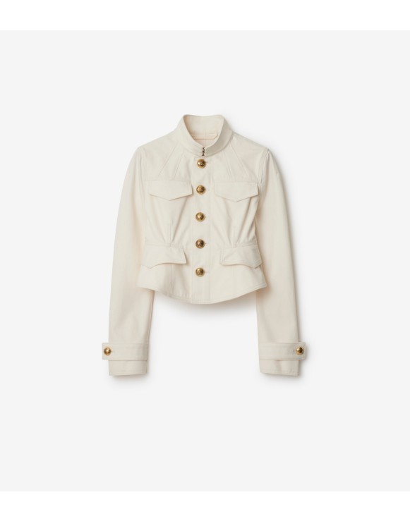 Cropped Cotton Jacket