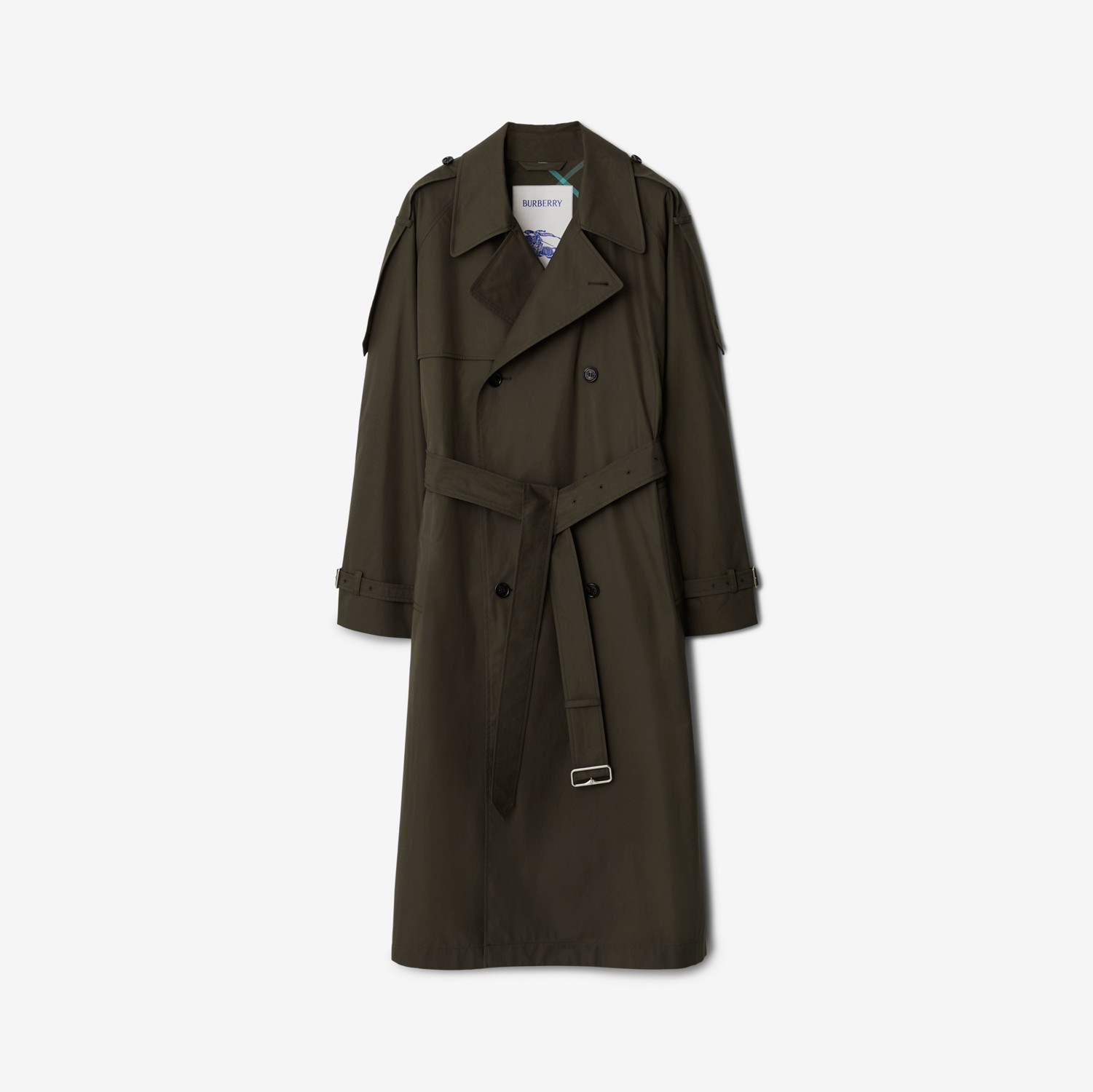Castleford - Trench coat longo (Otter) - Homens | Burberry® oficial