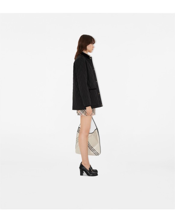 Quilted Nylon Barn Jacket