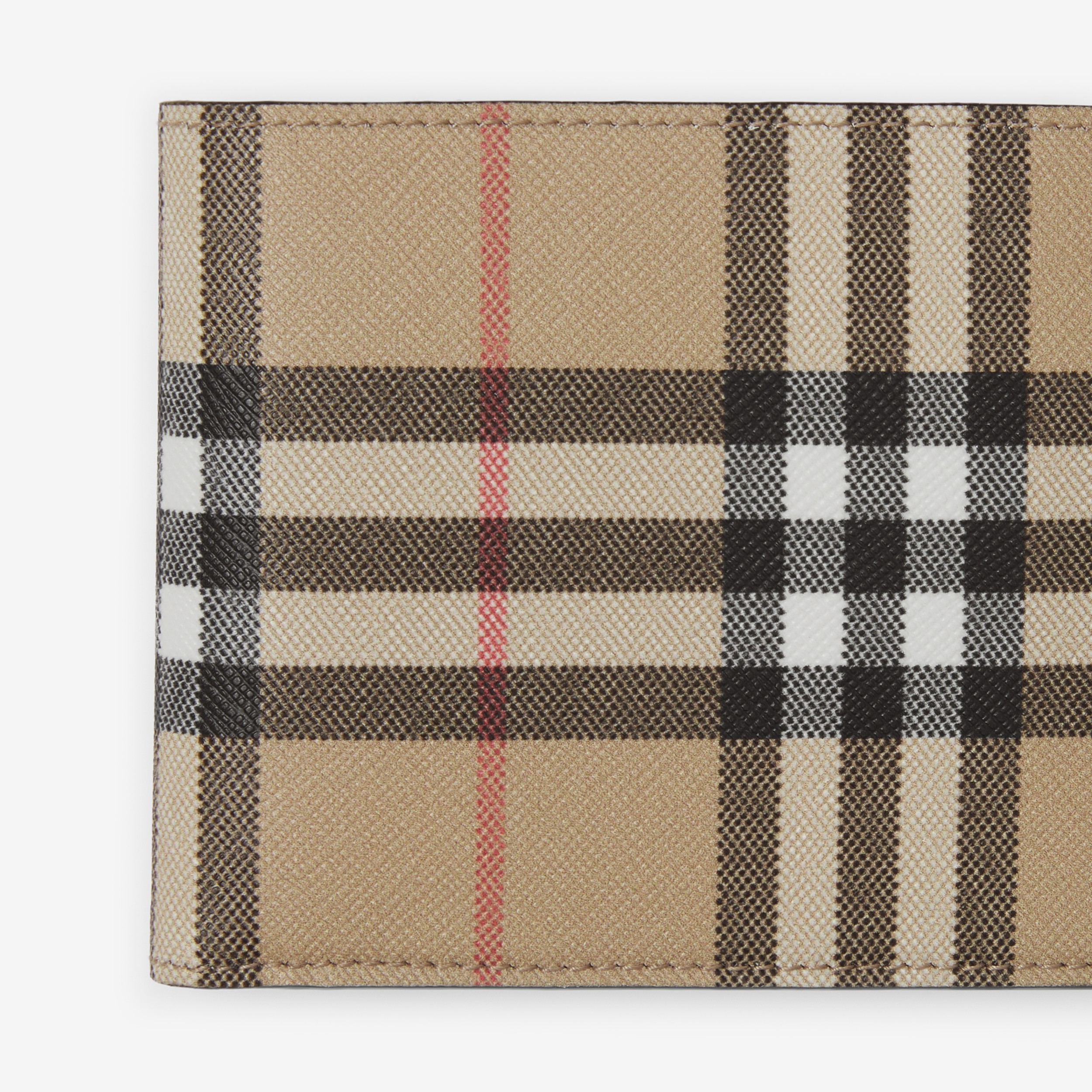Vintage Check Bifold Coin Wallet in Archive Beige - Men | Burberry® Official