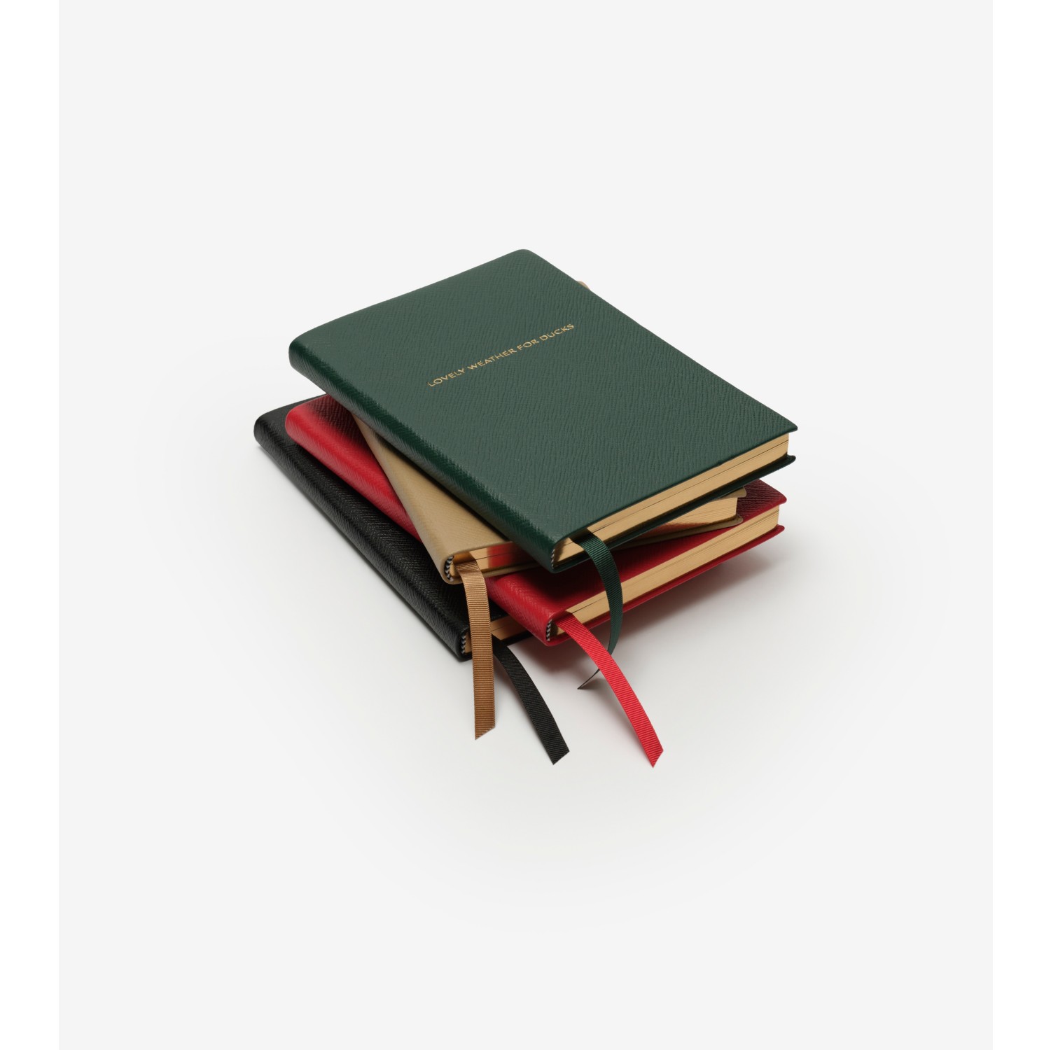 Carnet Soho Burberry x Smythson en cuir Panama