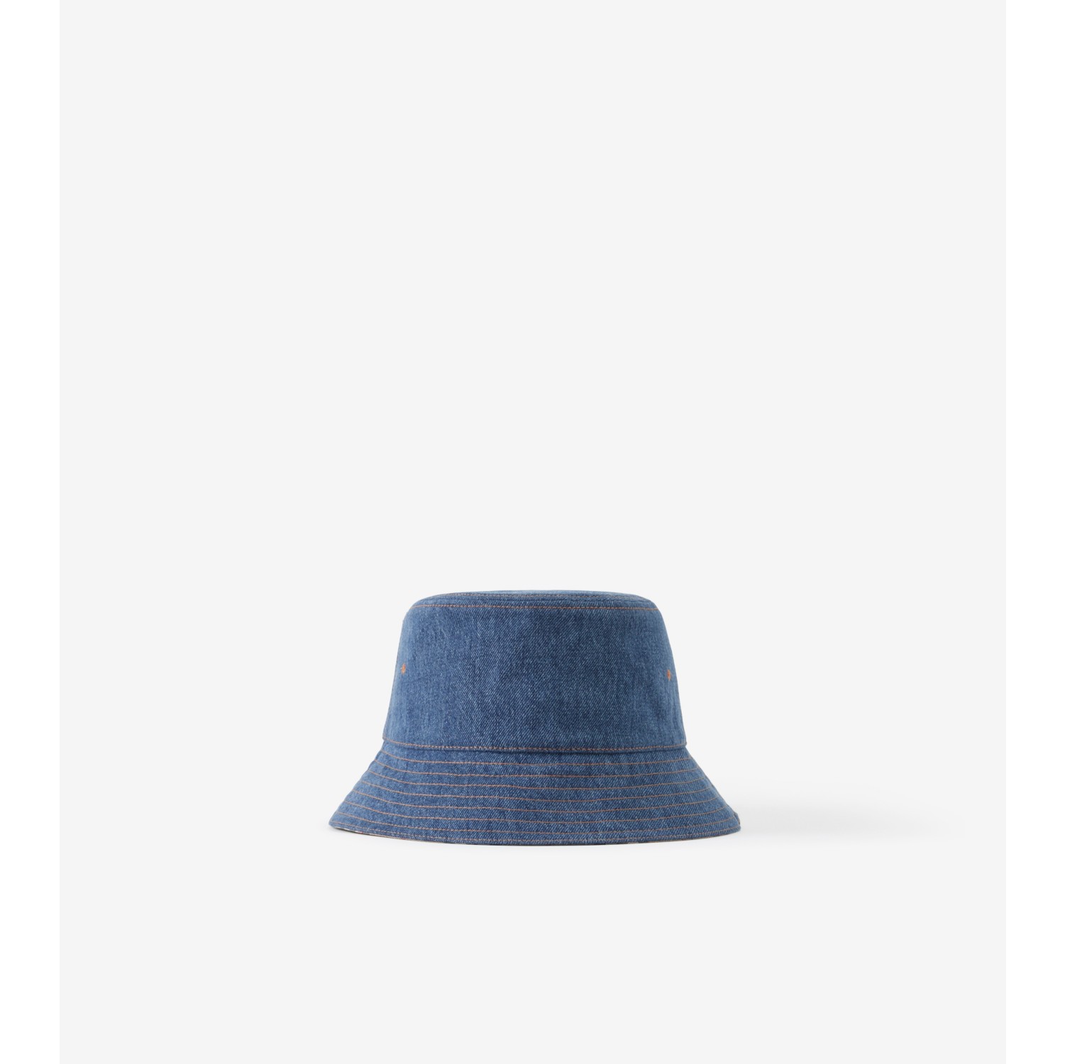 TB Denim Bucket Hat in Blue - Burberry