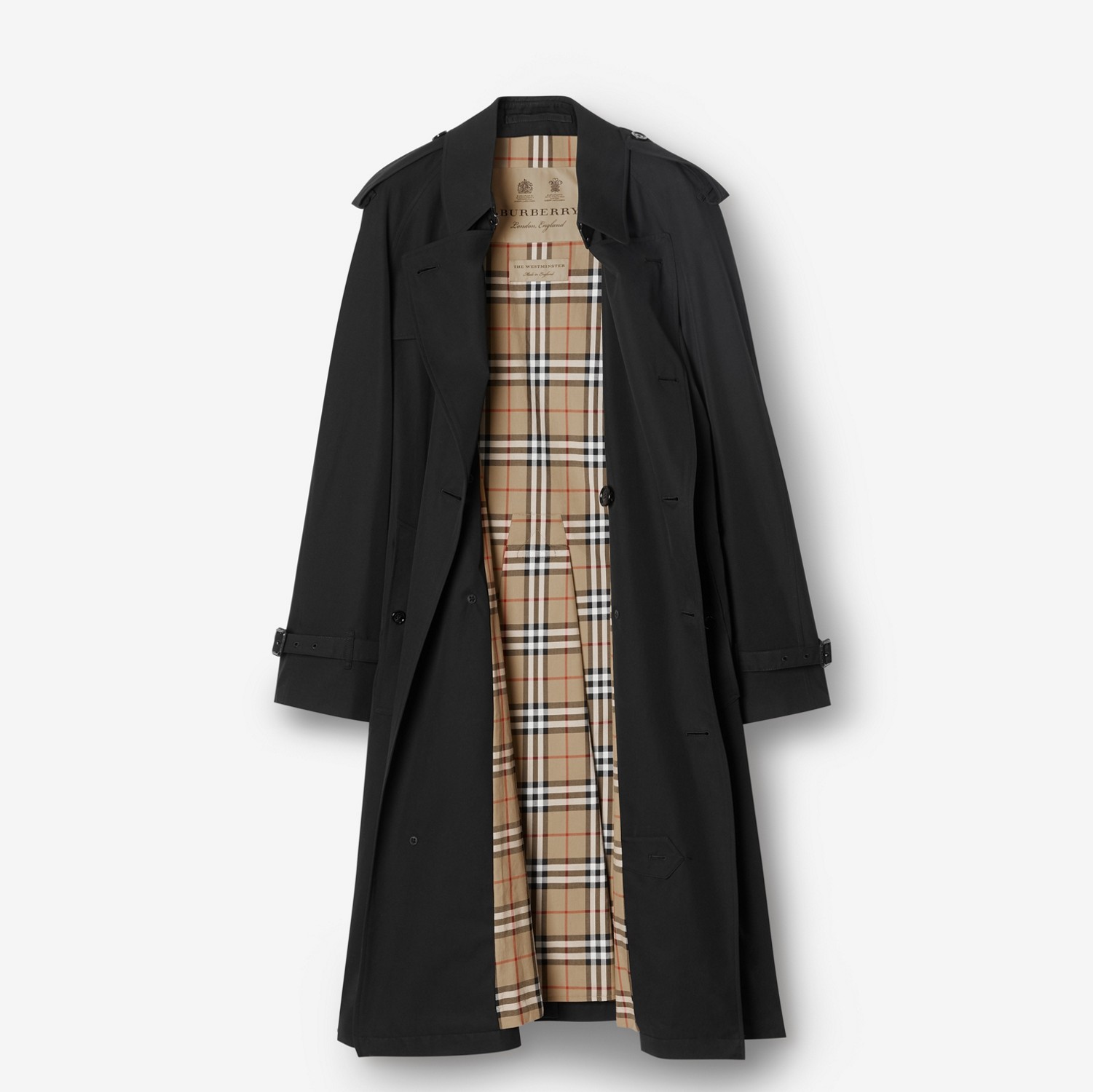 The Westminster Heritage Trench Coat in Black - Men | Burberry® Official