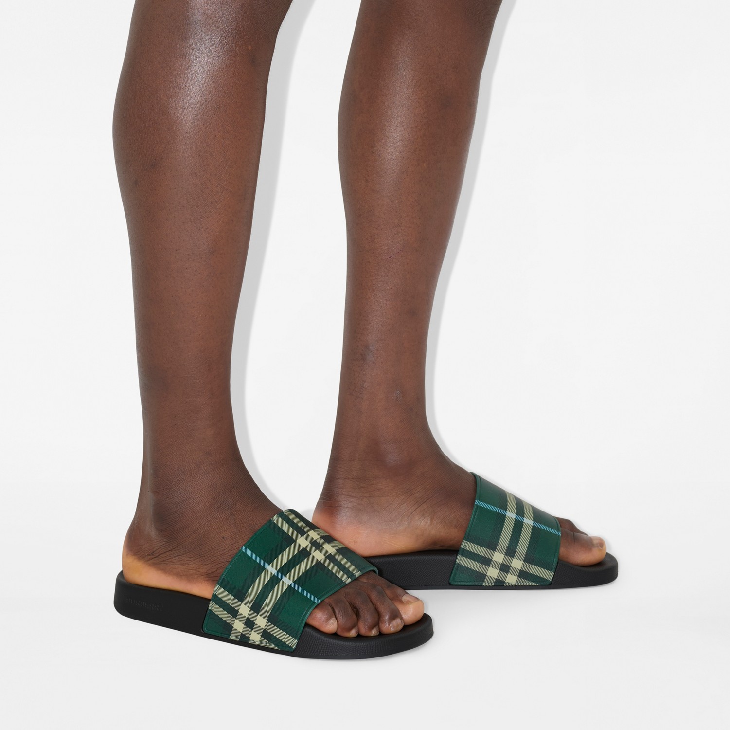 チェック スライド (リーフ) - メンズ, テクニカル | Burberry チェック スライド (リーフ) - メンズ, テクニカル | Burberry