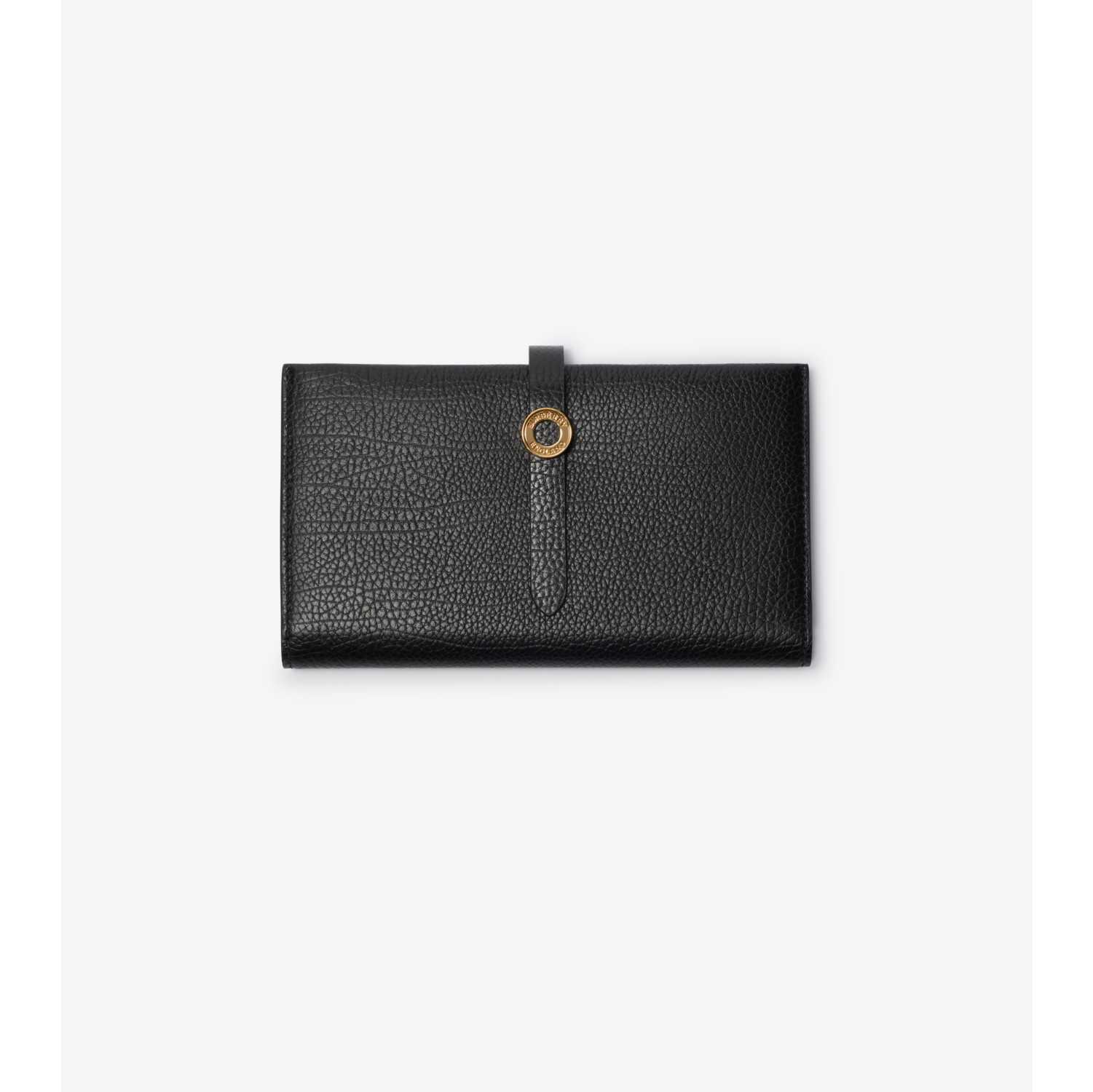 Cartera continental en piel granulada