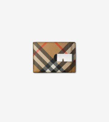 Burberry mens money clip wallet online