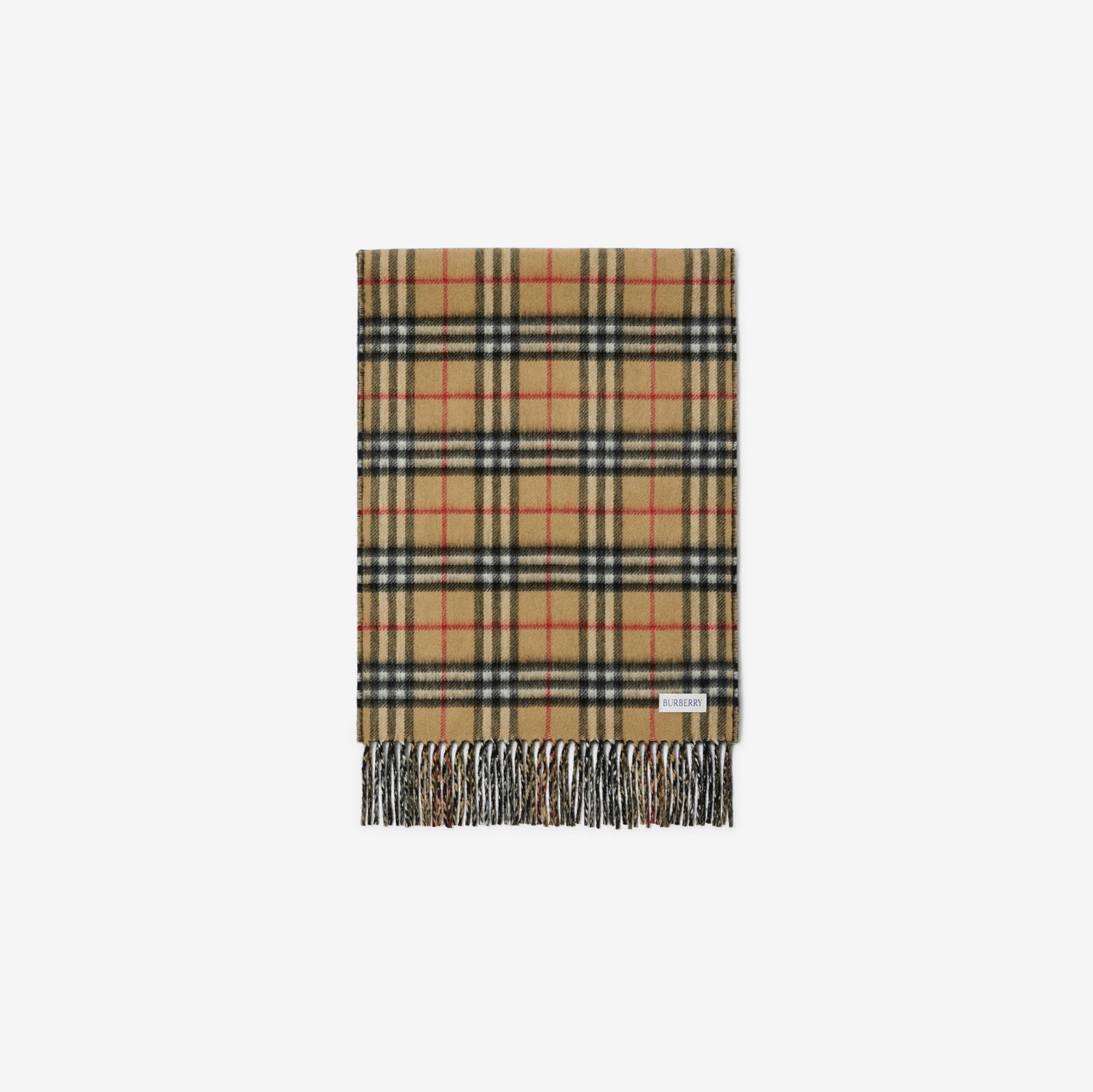 Reversible Check Cashmere Scarf