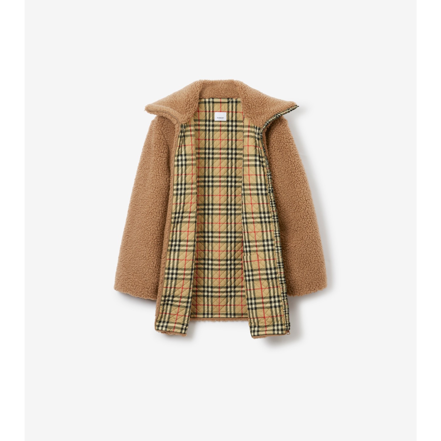 Burberry on sale fleece jacket