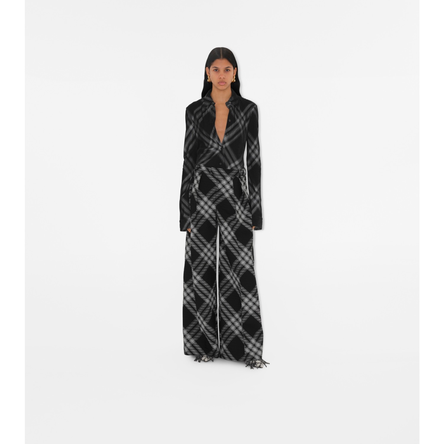 Packet Earrings in Gold Women Burberry® Official