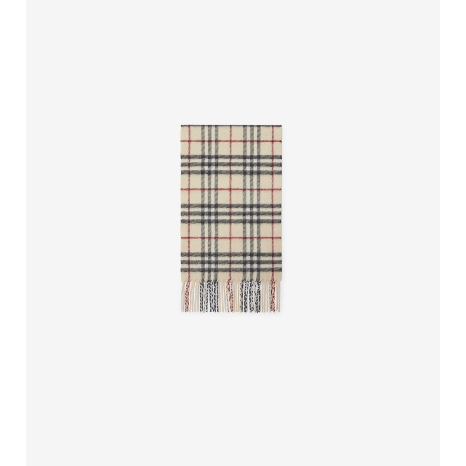 Check Cashmere Scarf