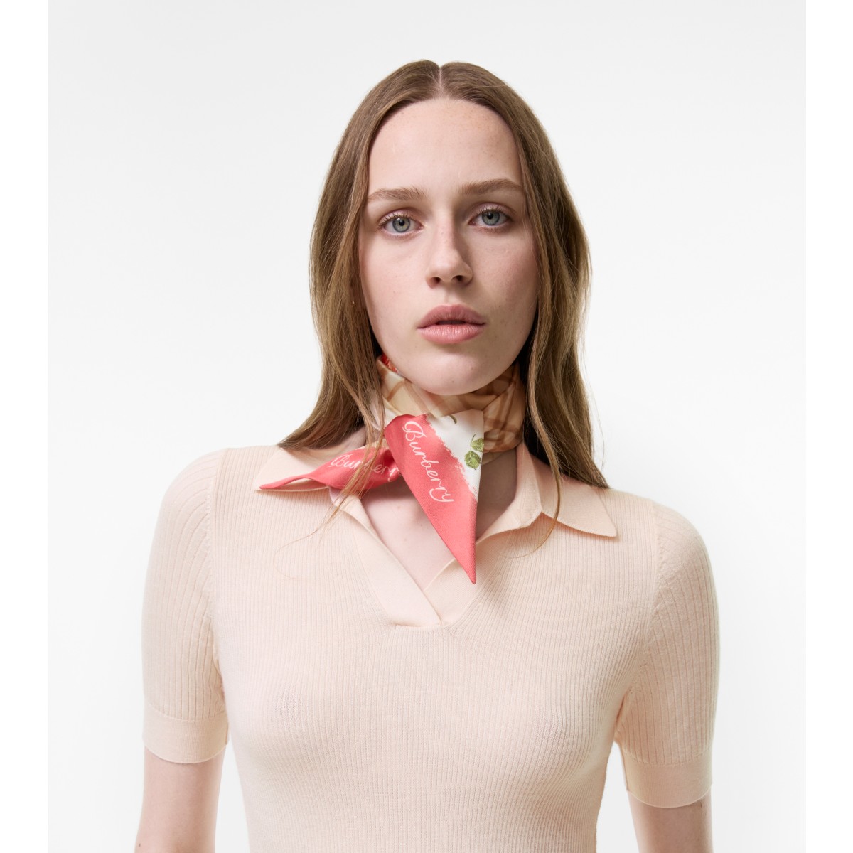  Check Skinny Blooms of Britain Scarf