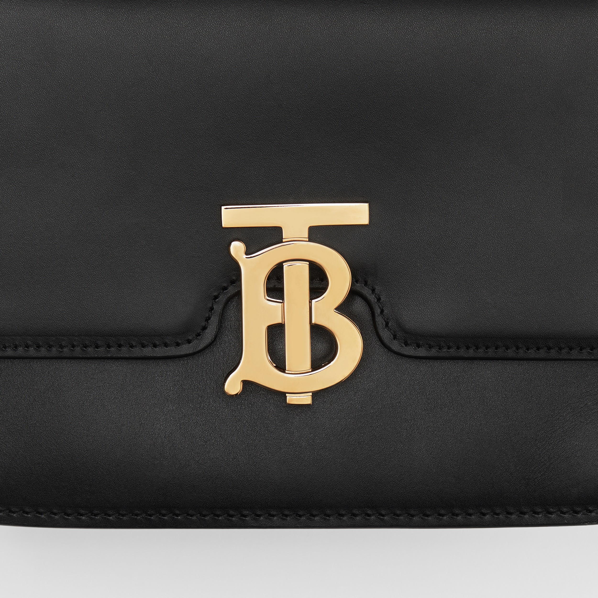 Leather Small TB Bag in Black - Women | Burberry® Official - 2