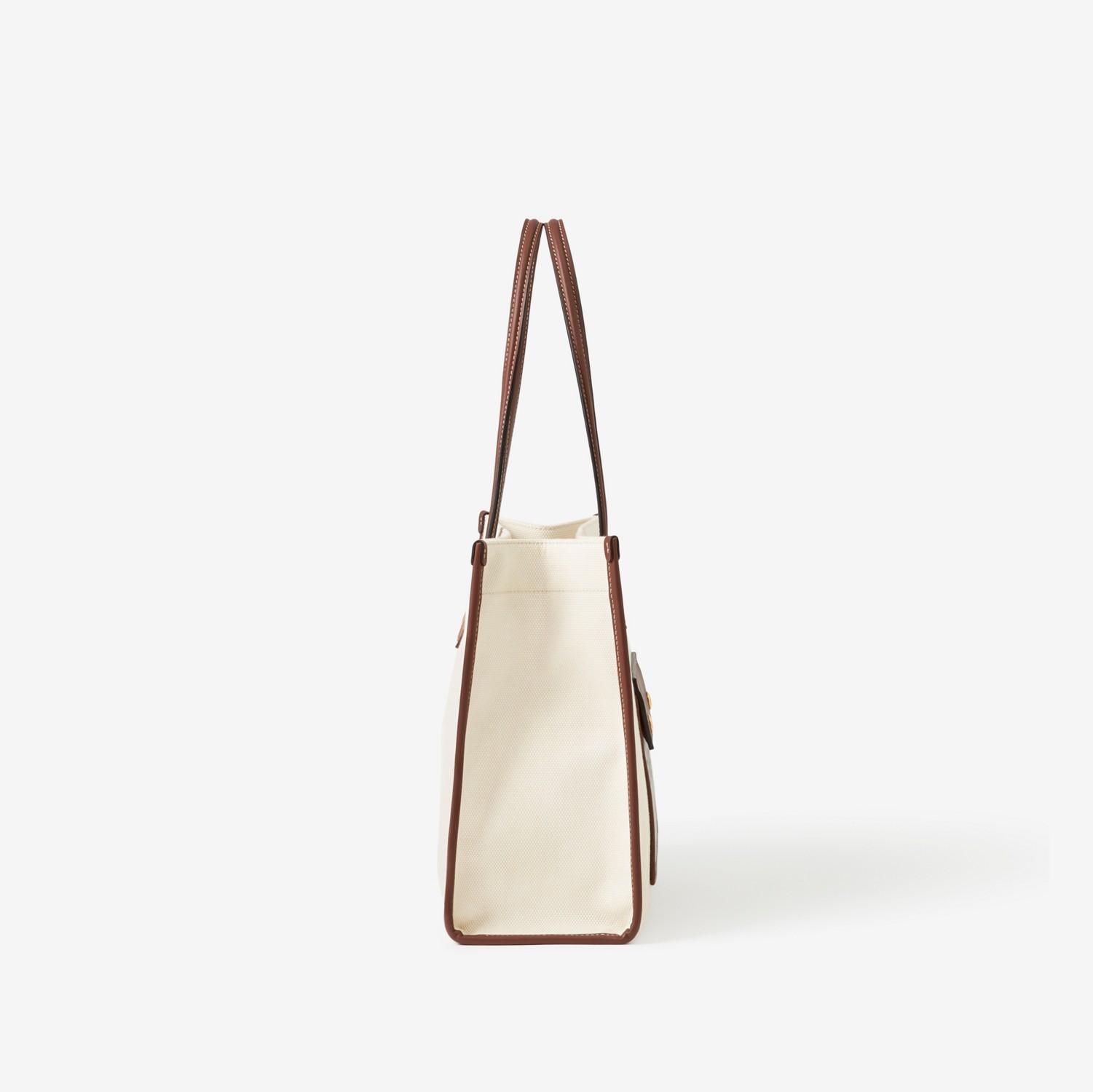 Medium Freya Tote in Natural/tan - Women, Canvas | Burberry Medium Freya Tote in Natural/tan - Women, Canvas | Burberry