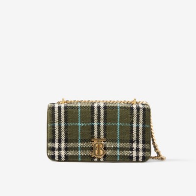 Burberry Small Lola Bag In Olive Green