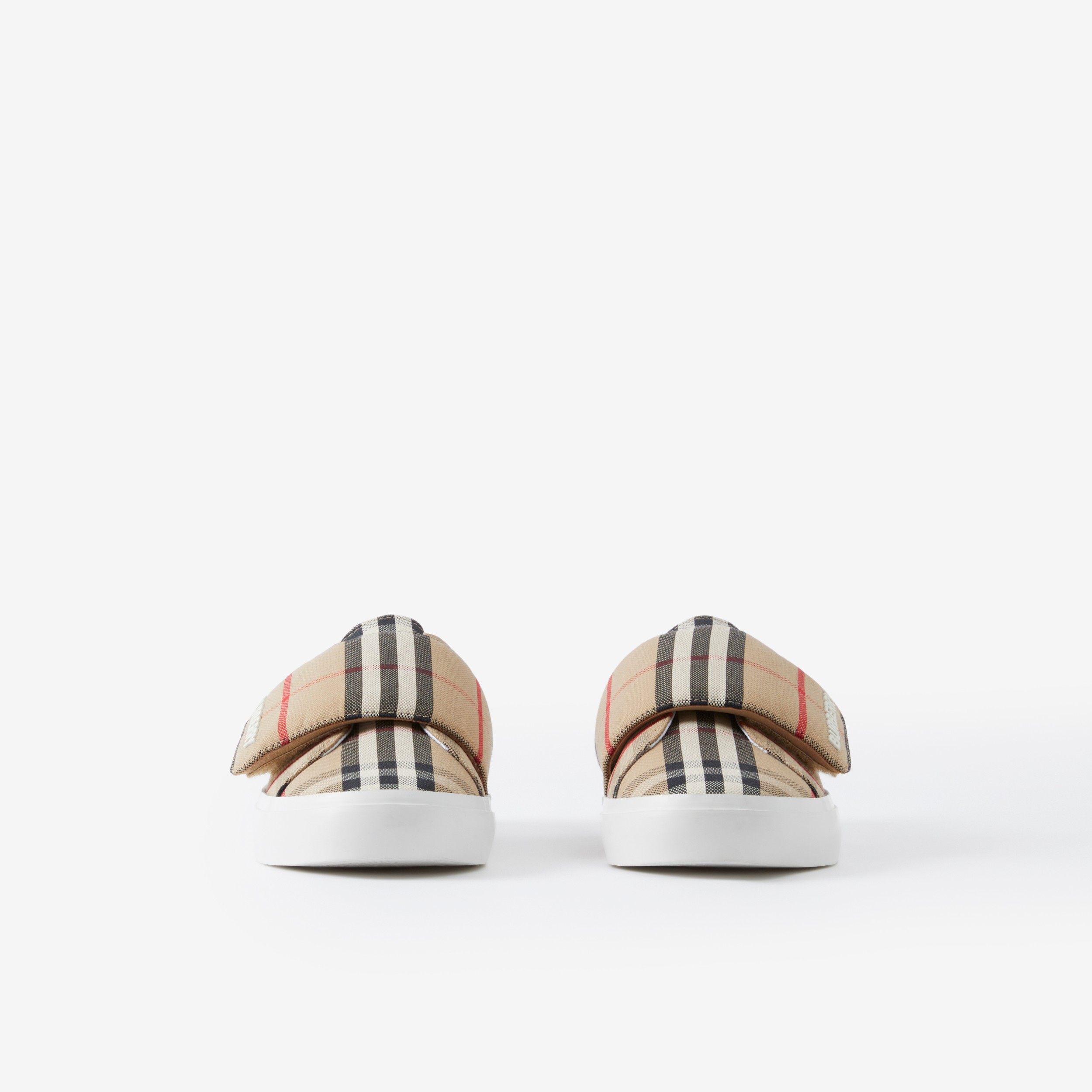Zapatillas deportivas en algodón Check (Beige Vintage) - Niños | Burberry® oficial - 2