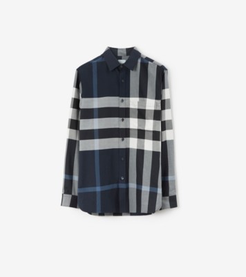 Burberry big check hot sale shirt