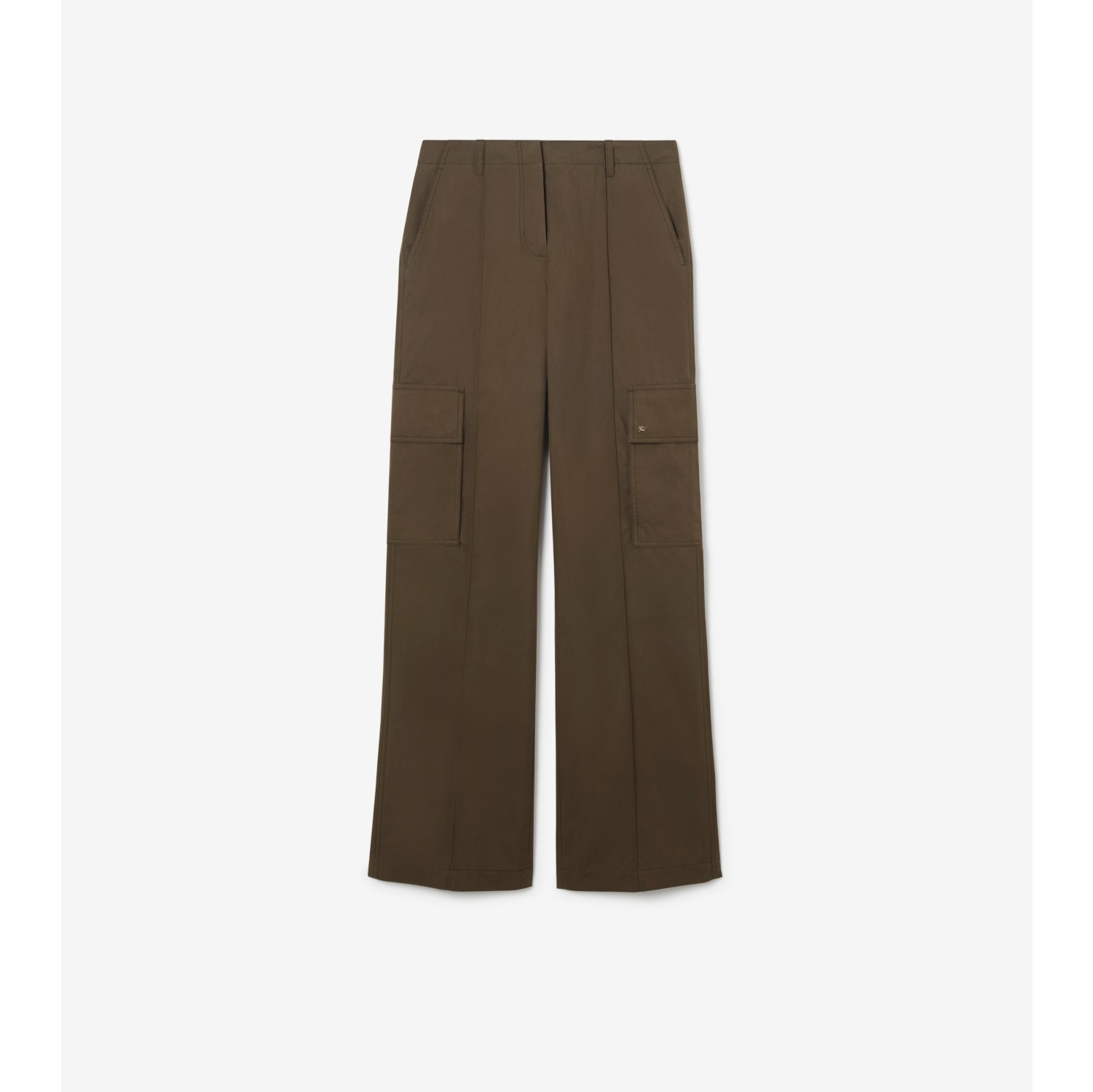 Gabardine Cargo Trousers