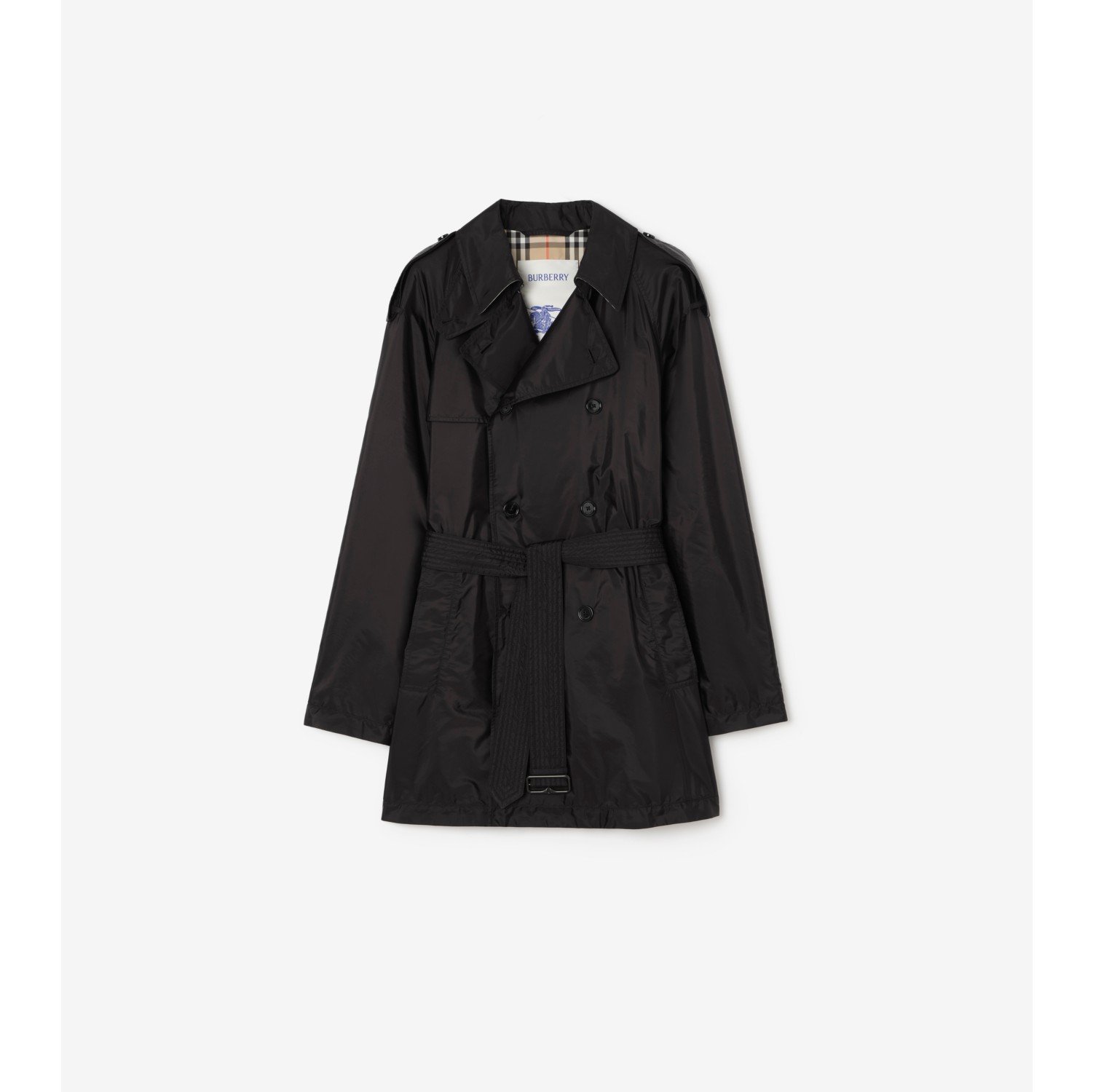 Mid-length Nylon Leadenham Trench Coat