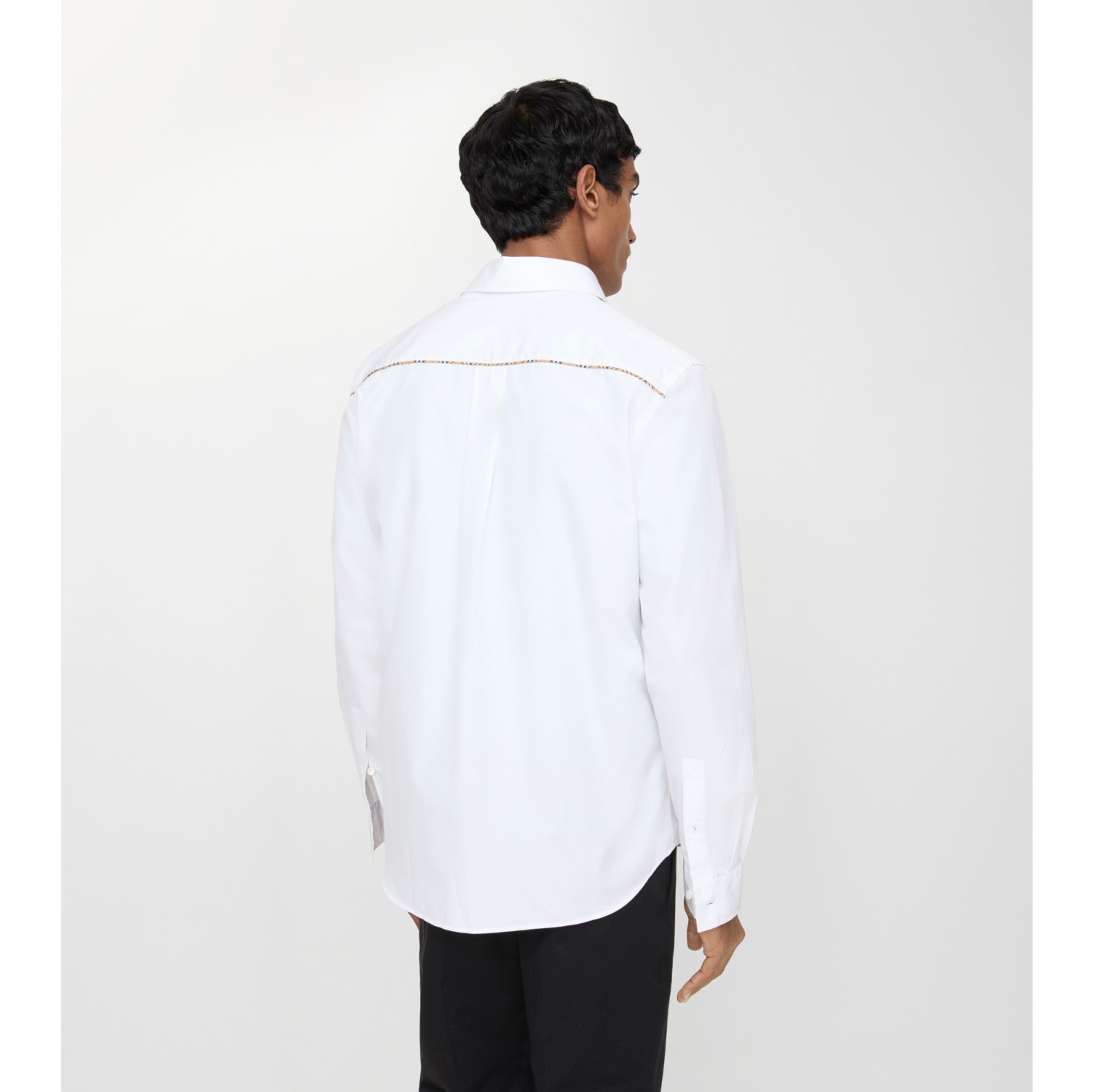 Cotton Shirt in Optic white - Men | Burberry® Official