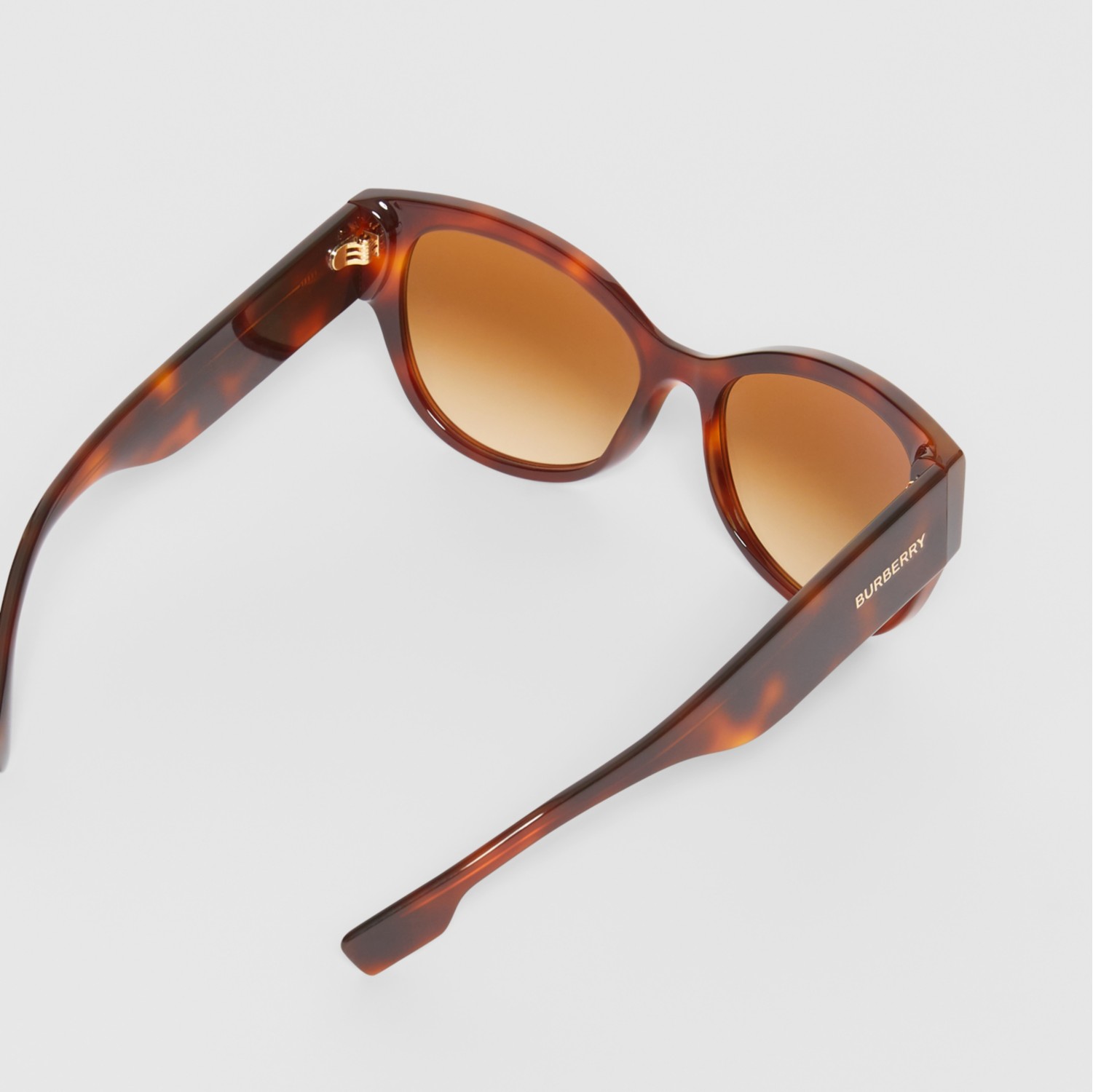 Butterfly Frame Sunglasses in TORTOISE AMBER Women Burberry Official