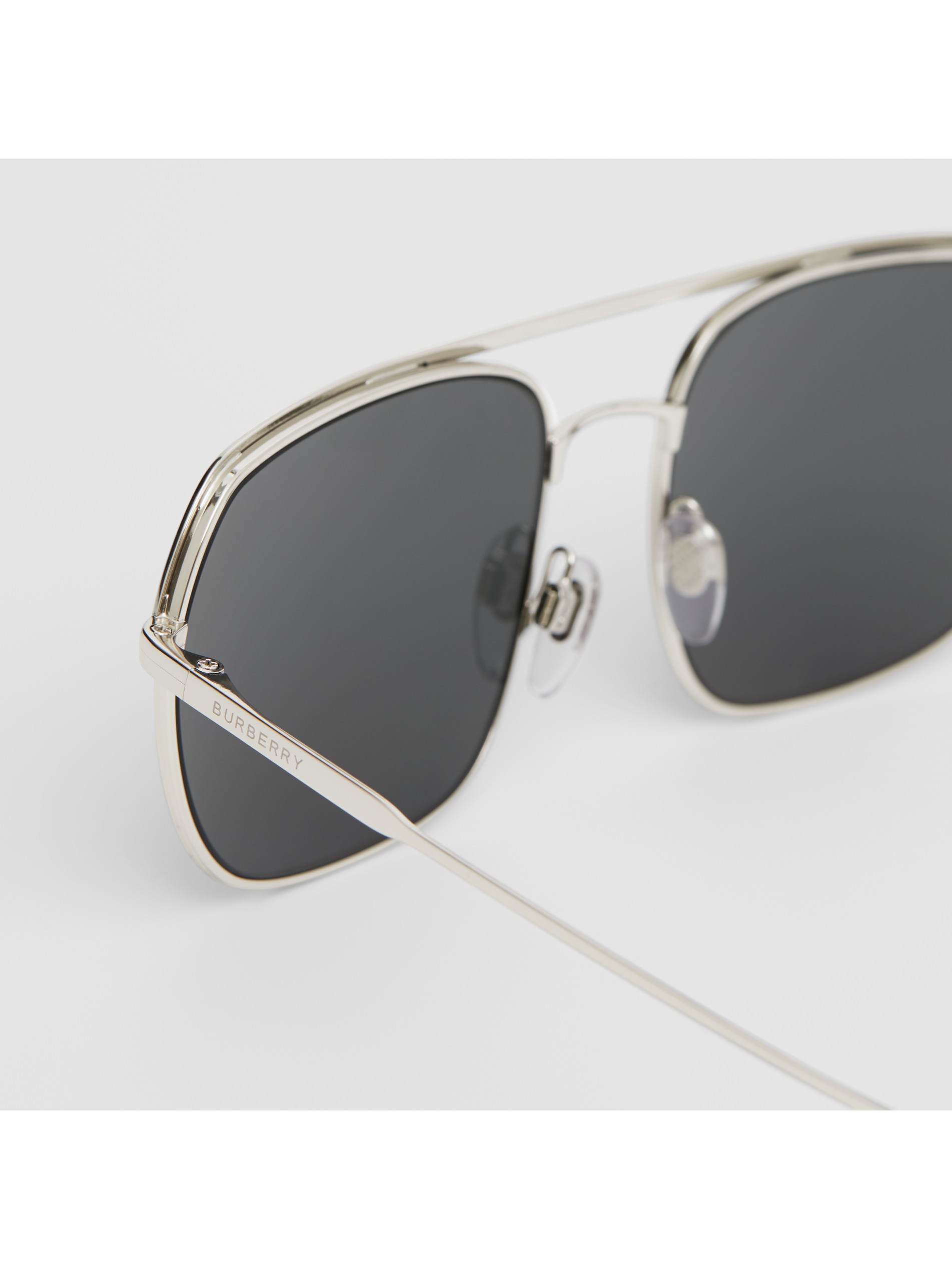 银色 方框飞行员太阳眼镜 产品图片11