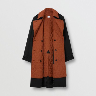 burberry wool gabardine trench coat