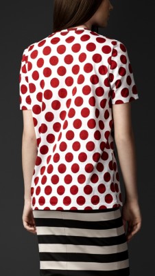 dotted cotton t-shirt