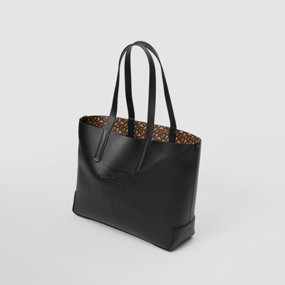 burberry bag black leather