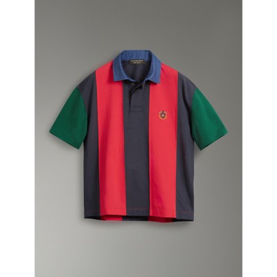 burberry polo shirt red