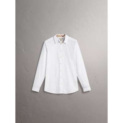 burberry shirt white