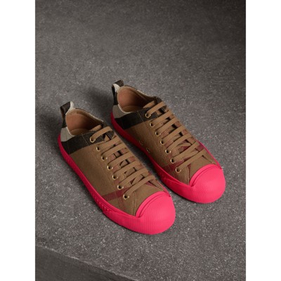 burberry sneakers orange