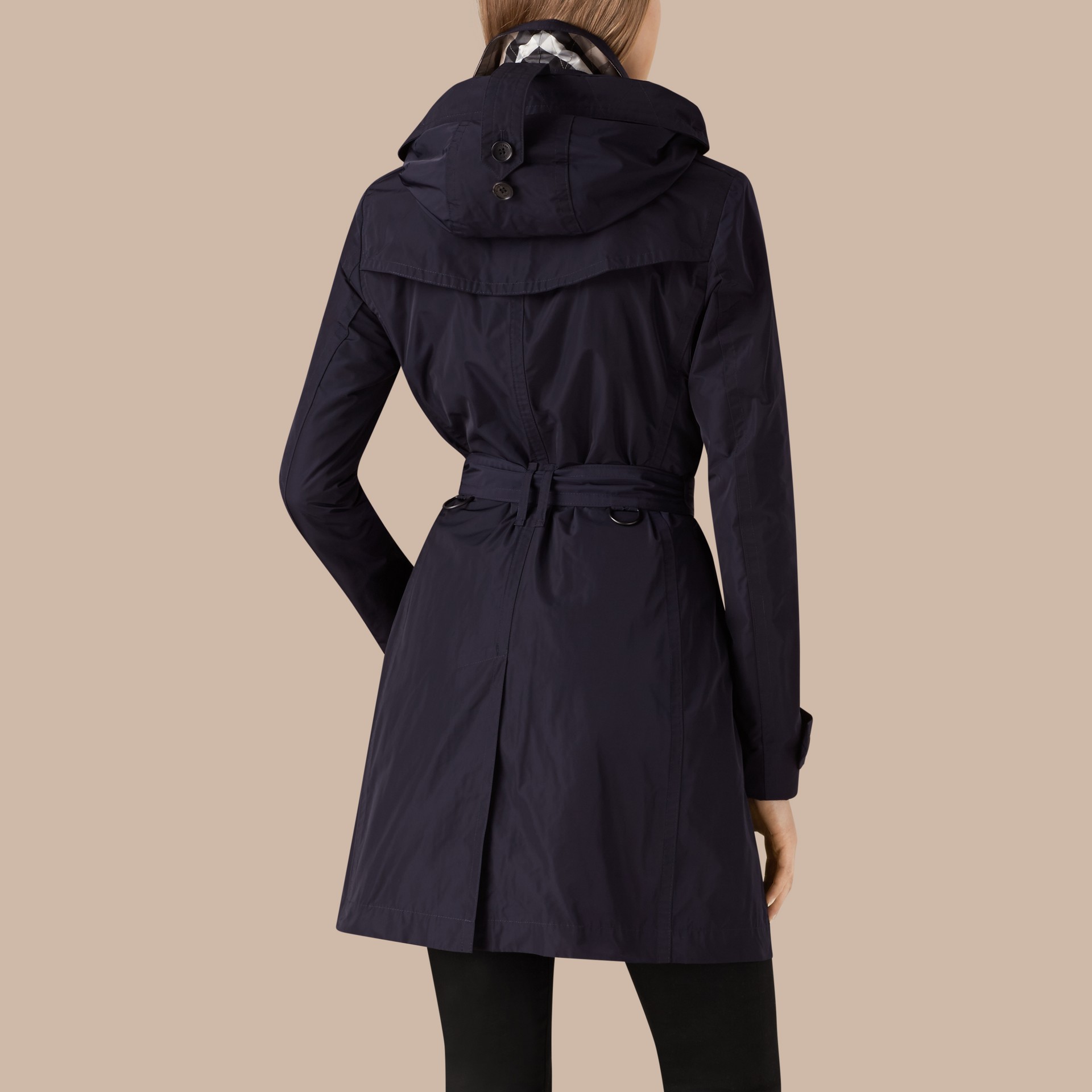 Mens Long Black Hooded Trench Coat Tradingbasis 2017 Fashion Mens Pea Coat With Hood Double Ted Long