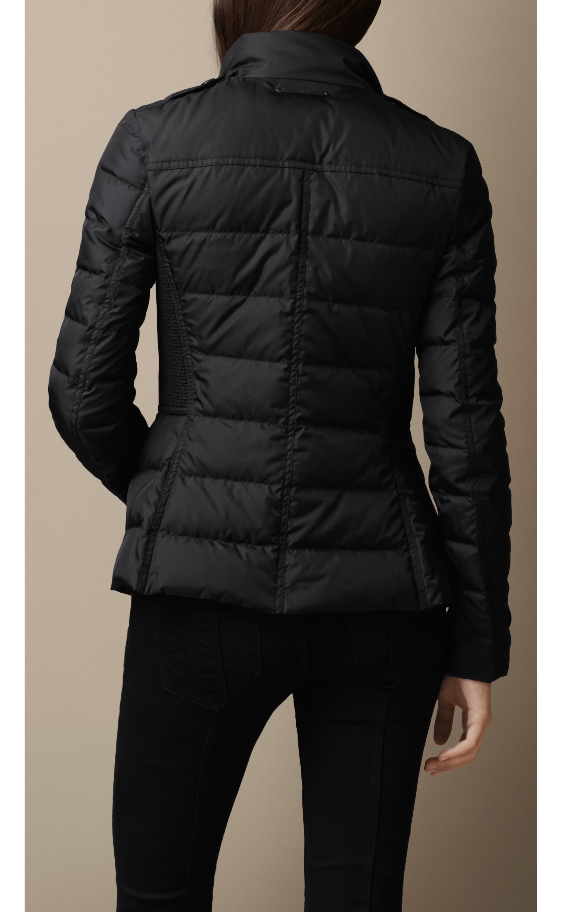 Showerproof Puffer Jacket in Black - Women | Burberry United States