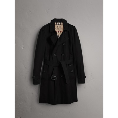 black burberry trench coat mens