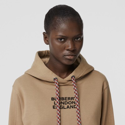 burberry embroidered logo hoodie