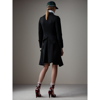 womens burberry wool coat