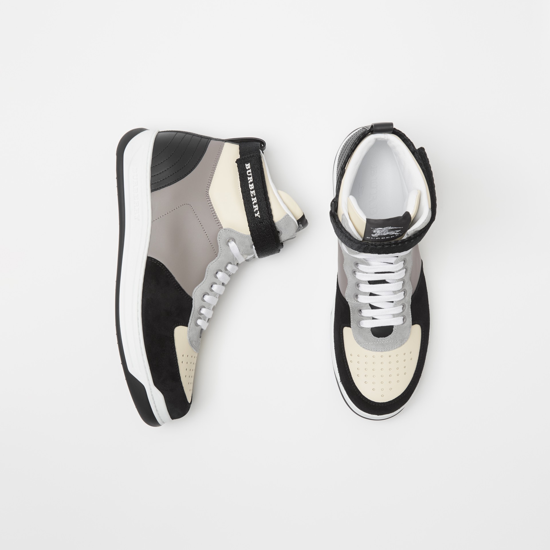 burberry high top sneakers womens