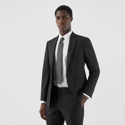 burberry slim fit suit