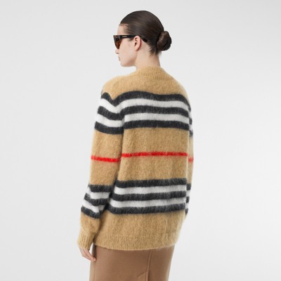 burberry mohair cardigan