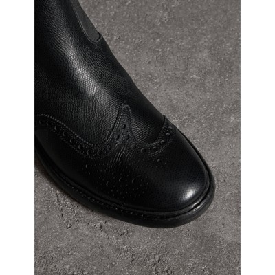 burberry brogue boots