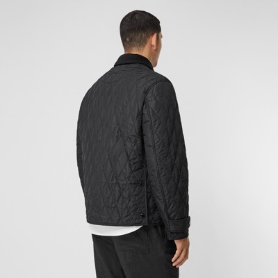 Diamond Quilted Jacket with Warmer in 
